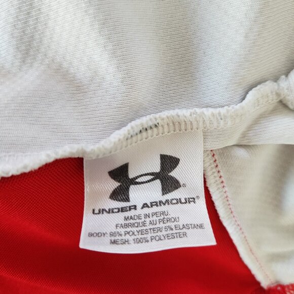 Under Armour Heatgear Polo Shirt Loose Fit Golf Red Presidents Cup Large - Picture 10 of 12